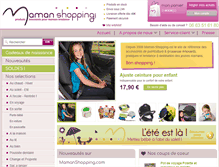 Tablet Screenshot of mamanshopping.com